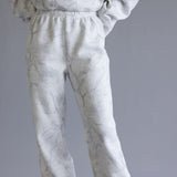 Camo Print Sweatpants for Women in Grey