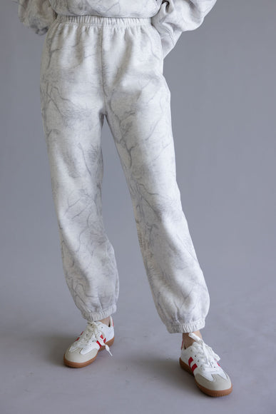 Camo Print Sweatpants for Women in Grey