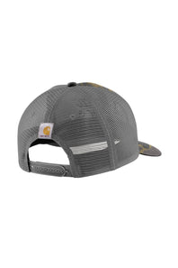 Carhartt Wool Logo Patch Mesh Back Cap in Camo