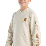 Classic Carhart Youth Pullover Hoodie in Beige