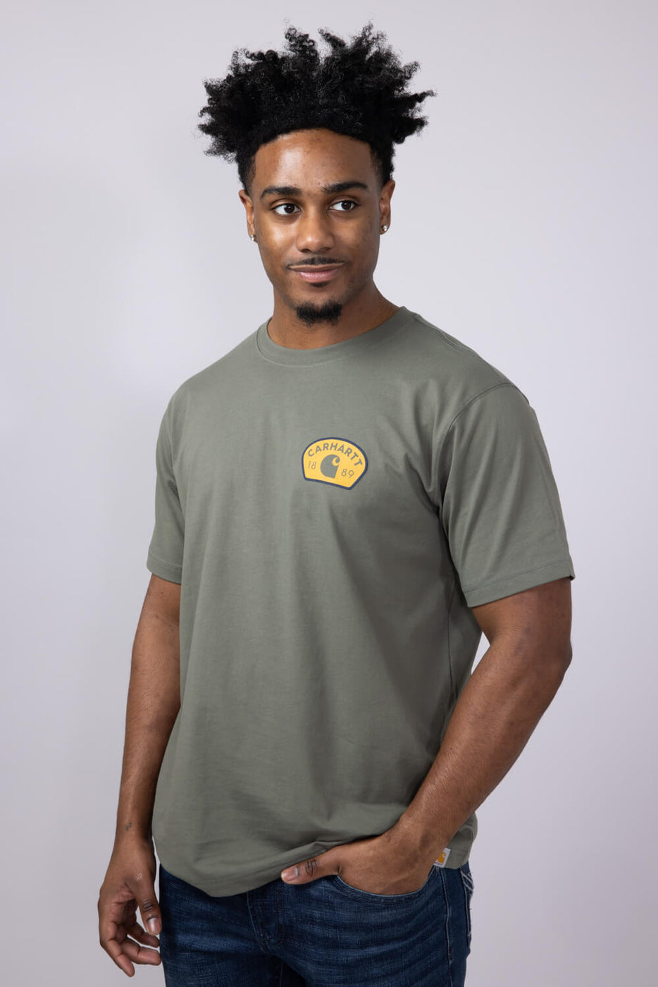 Carhartt 1889 Graphic T-Shirt for Men in Olive | 106769-D0V