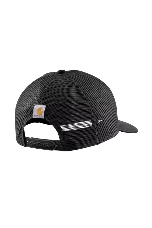 Carhartt Logo Patch Mesh Back Cap for Men in Black