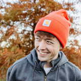 Carhartt Knit Cuff Beanie in Coral