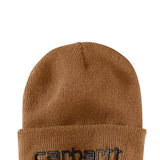 Carhartt Knit Cuff Logo Beanie in Brown