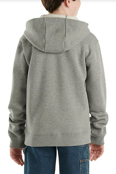 Carhartt Full Zip Sweatshirt for Boys in Charcoal Heather