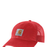 Carhartt Canvas Mesh Back Cap in Red