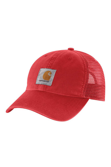 Carhartt Canvas Mesh Back Cap in Red