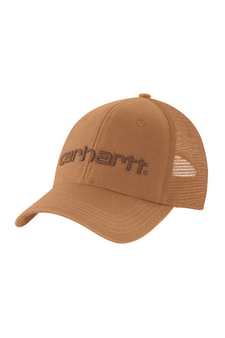 Carhartt Canvas Mesh Back Trucker Hat for Men in Brown