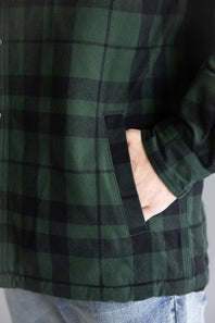 Carhartt Flannel Sherpa Lined Shirt Jacket for Men in Green