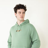 Carhartt Force Relaxed Fit Lightweight Logo Graphic Hoodie for Men in Green