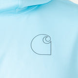 Carhartt Force Sun Defender Lightweight Hooded T-Shirt for Men in Blue