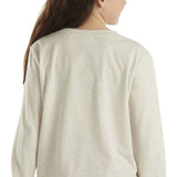 Carhartt Graphic Long Sleeve T-Shirt for Girls in Oatmeal Heather