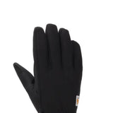Carhartt Wind Fighter Thermal Lined Fleece Touch Glove for Men in Black