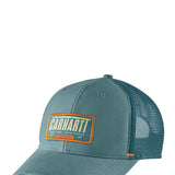 Carhartt Outlast Patch Trucker Hat in Teal