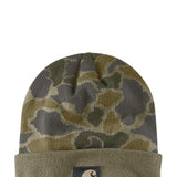 Carhartt Knit Cuffed Beanie in Camo