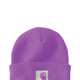 Carhartt Knit Satin Lined Beanies for Women in Purple