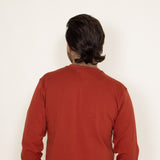 Carhartt Long Sleeve Henley Pocket Thermal Shirt for Men in Red 