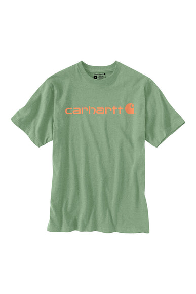 Carhartt Loose Fit Heavyweight Logo Graphic T-Shirt for Men in Green