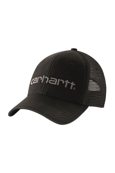 Carhartt Canvas Mesh Back Trucker Hat for Men in Black