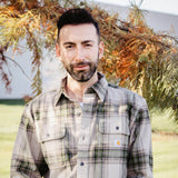 Carhartt Heavyweight Plaid Flannel for Men in Tan