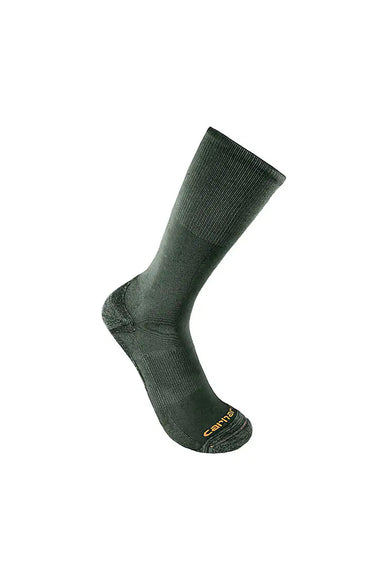 Carhartt Midweight Cotton-Tencel Comfort Crew Socks for Men in Multi