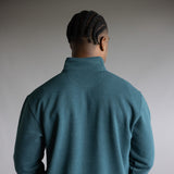 Carhartt Quarter Zip Sweatshirt for Men in Greenstone