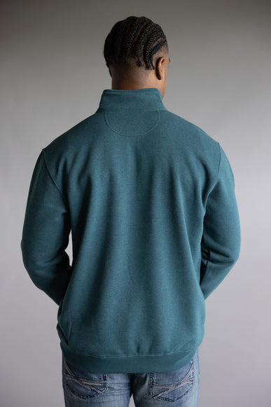 Carhartt Quarter Zip Sweatshirt for Men in Greenstone