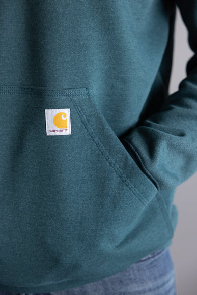 Carhartt Quarter Zip Sweatshirt for Men in Greenstone
