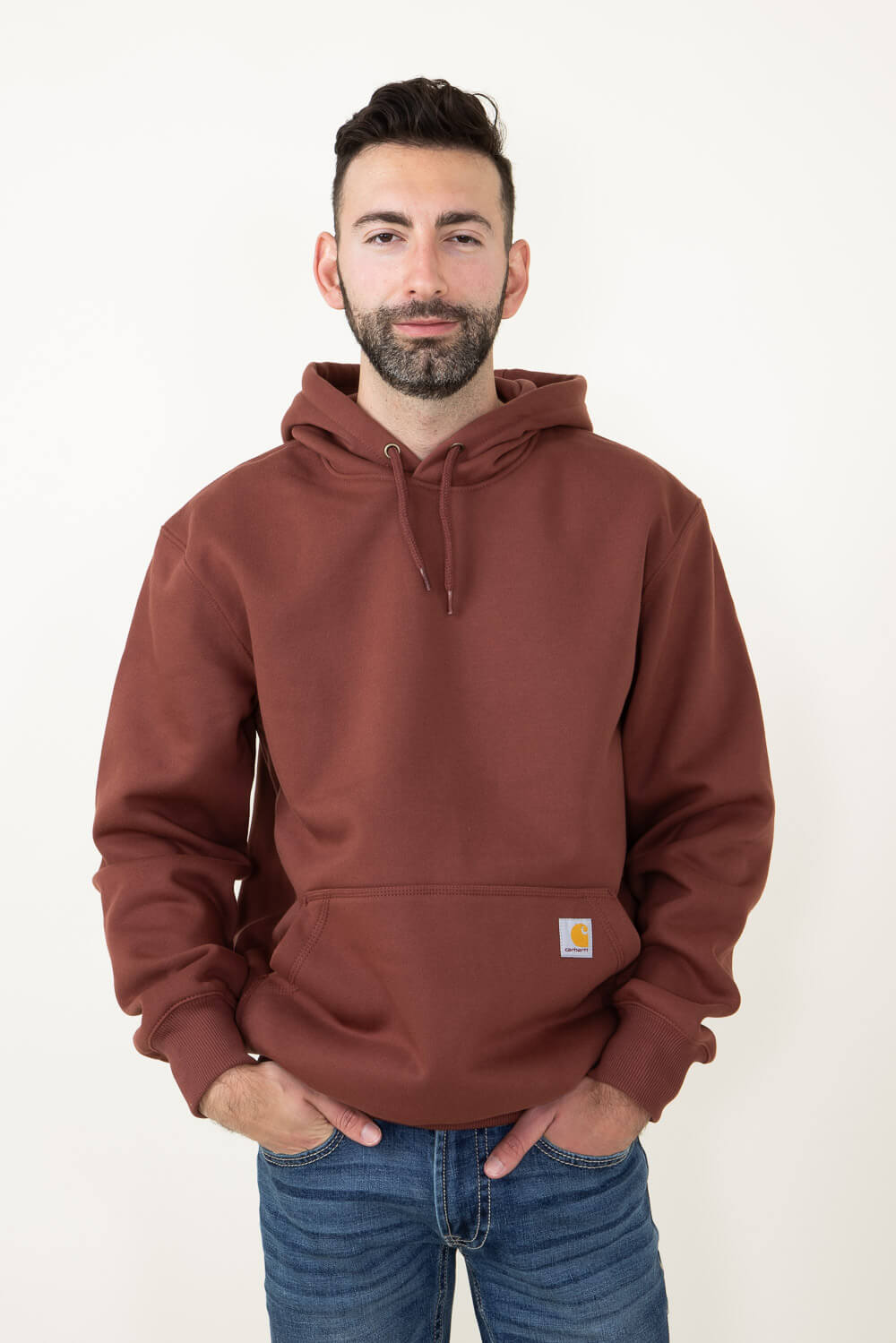 Carhartt Rain Defender Heavyweight Hoodie for Men in Red 100615B53 Glik