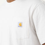 Carhartt Relaxed Fit Heavyweight Pocket C Graphic T-Shirt for Men in Malt White 