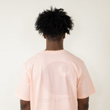 Carhartt Relaxed Fit Heavyweight Pocket C Graphic T-Shirt for Men in Peach Orange