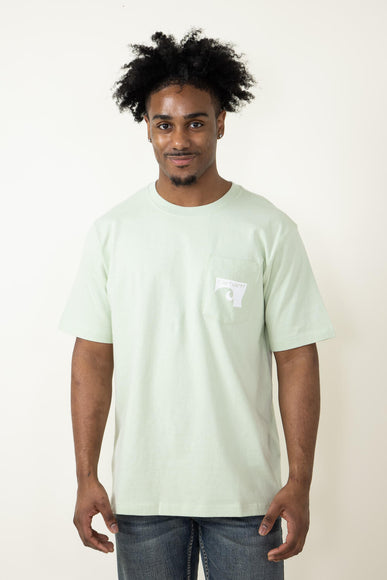 Carhartt Relaxed Fit Heavyweight Pocket 1889 T-Shirt for Men in Green