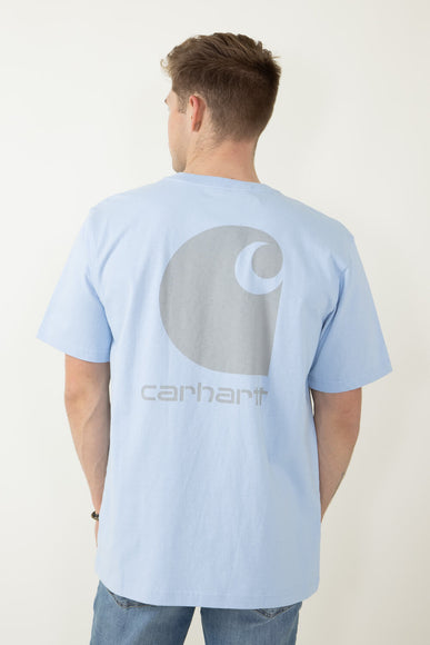 Carhartt Relaxed Fit Heavyweight Pocket C Graphic T-Shirt for Men in Blue