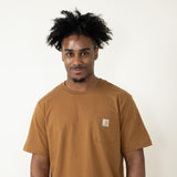 Carhartt Relaxed Fit Heavyweight Pocket C Graphic T-Shirt for Men in Brown