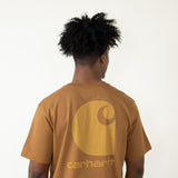Carhartt Relaxed Fit Heavyweight Pocket C Graphic T-Shirt for Men in Brown
