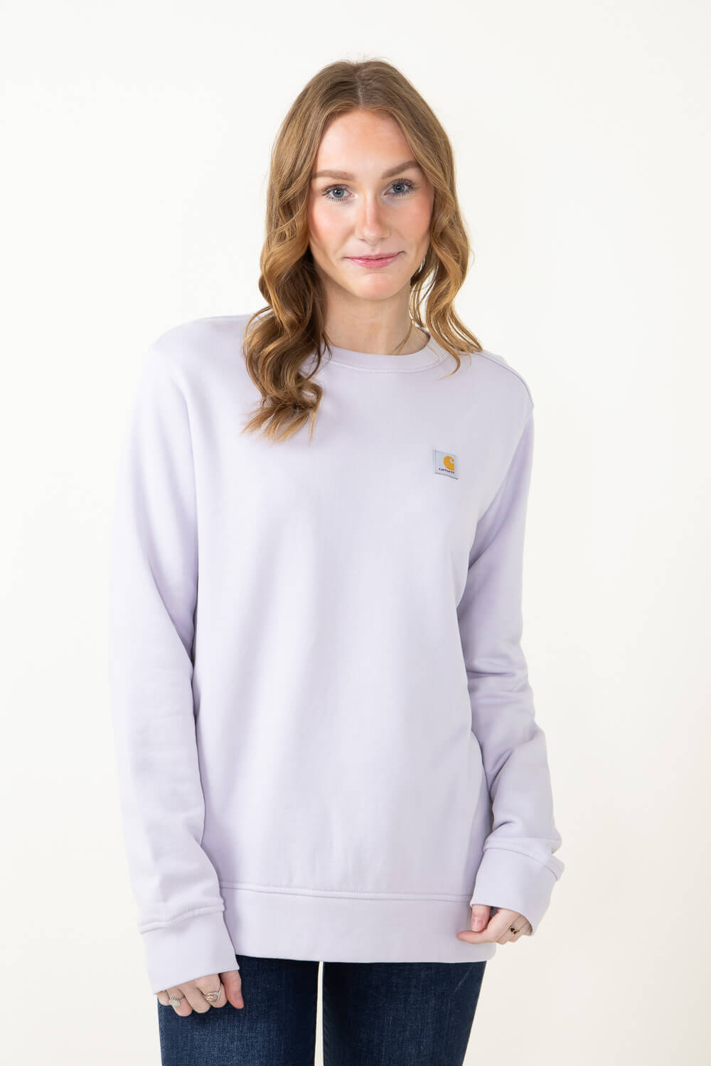 Carhartt Midweight French Terry Crewneck Sweatshirt for Women in