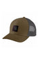 Carhartt Logo Patch Mesh Back Cap in Dark Khaki