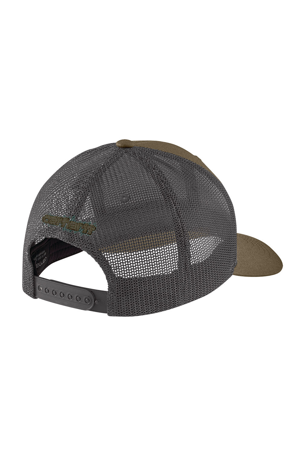 Carhartt Logo Patch Mesh Back Cap in Dark Khaki