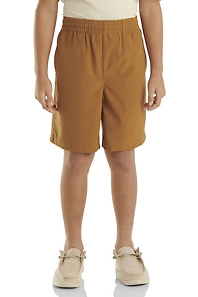 Carhartt Youth Rugged Flex Ripstop Shorts for Boys in Brown