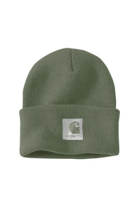 Carhartt Knit Satin Lined Beanies for Women in Dusty Olive