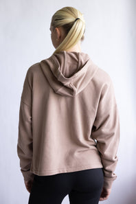 Carhartt Tencel Loose Fit Full Zip Jacket for Women in Soft Sepia