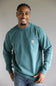 Carhartt Terry Crewneck Sweatshirt for Men in Blue Green