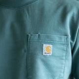 Carhartt Terry Crewneck Sweatshirt for Men in Blue Green