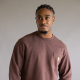 Carhartt Terry Crewneck Sweatshirt for Men in Brown