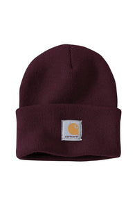 Carhartt Knit Cuffed Beanie in Blackberry