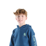 Carhart Youth Classic Pullover Hoodie in Blue