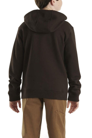 Carhartt Youth Graphic Sweatshirt for Boys in Brown