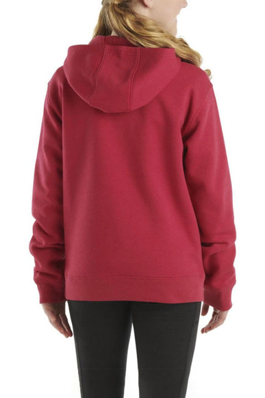 Carhartt Youth Graphic Sweatshirt for Girls in Magenta