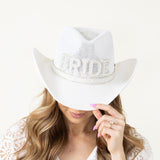 C.C. Bride Cowgirl Hat for Women in White