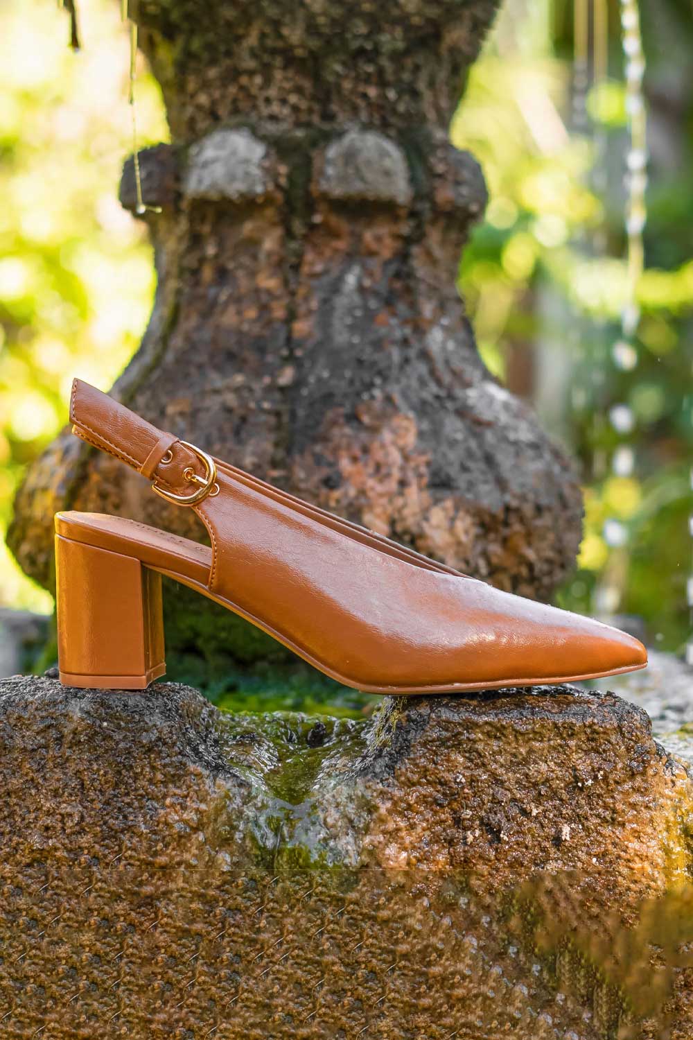 Chinese Laundry Menny Heels for Women in Camel Brown | MLLX-001